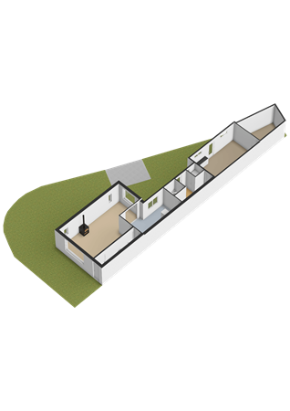 Floorplan - Witte de Withstraat 34, 3752 CX Bunschoten-Spakenburg
